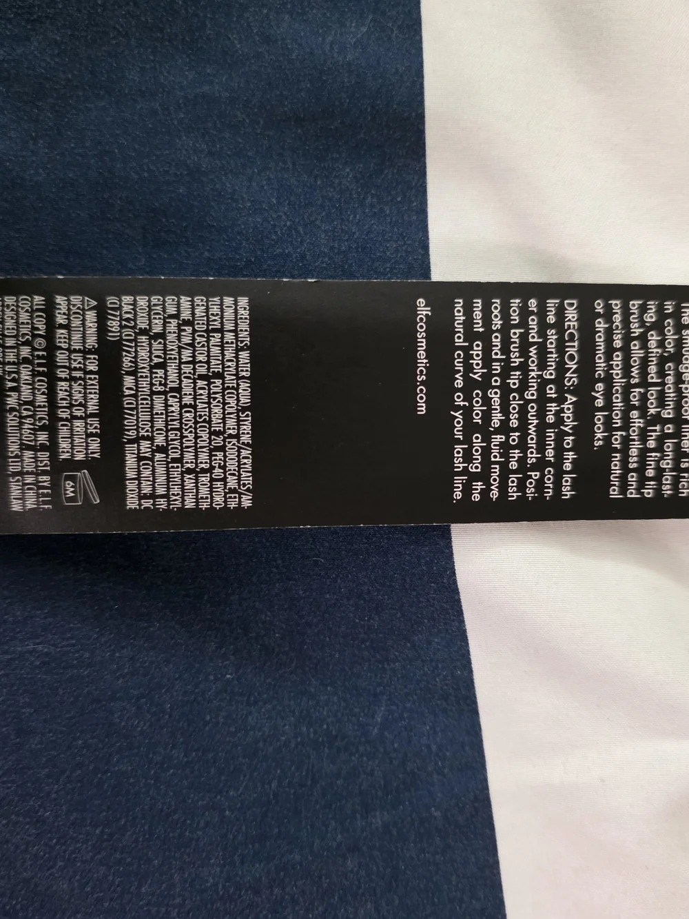 e.l.f. Expert Liquid Eyeliner - Charcoal Black
